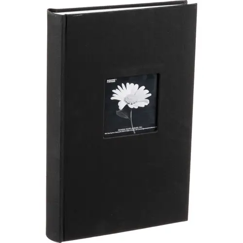 Pioneer Photo Albums DA-300CBF Fabric Frame Bi-Directional Album Black