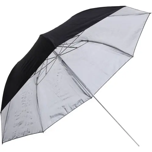 Phottix Double-Small 36" Folding Reflective Umbrella (Black /Silver)