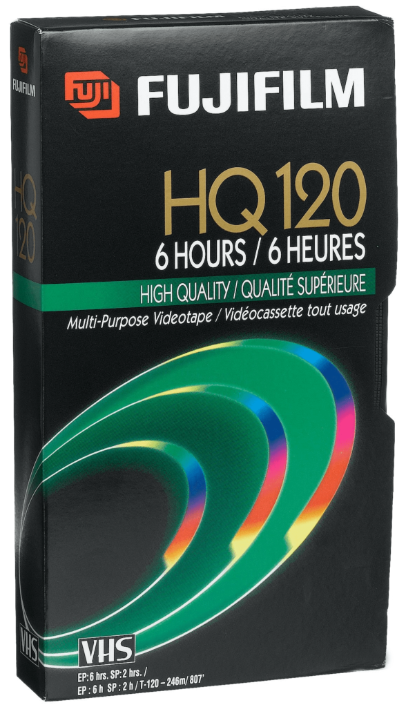 Fujifilm HQ 120 High Quality 6 Hours Blank VHS Tape Hq120