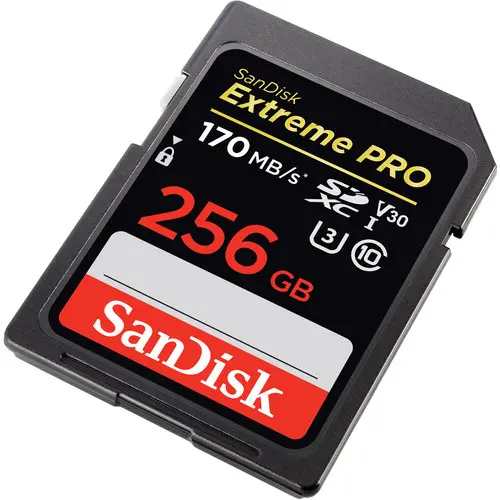 SanDisk 256GB Extreme PRO UHS-I SDXC Memory Card