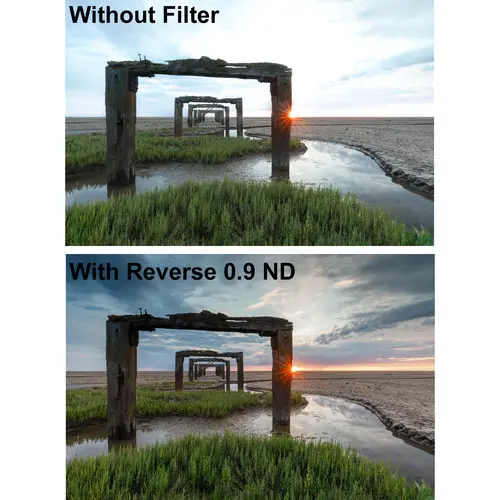 LEE Filters 100 x 150mm Reverse-Graduated 0.6 Filter (2 Stops)