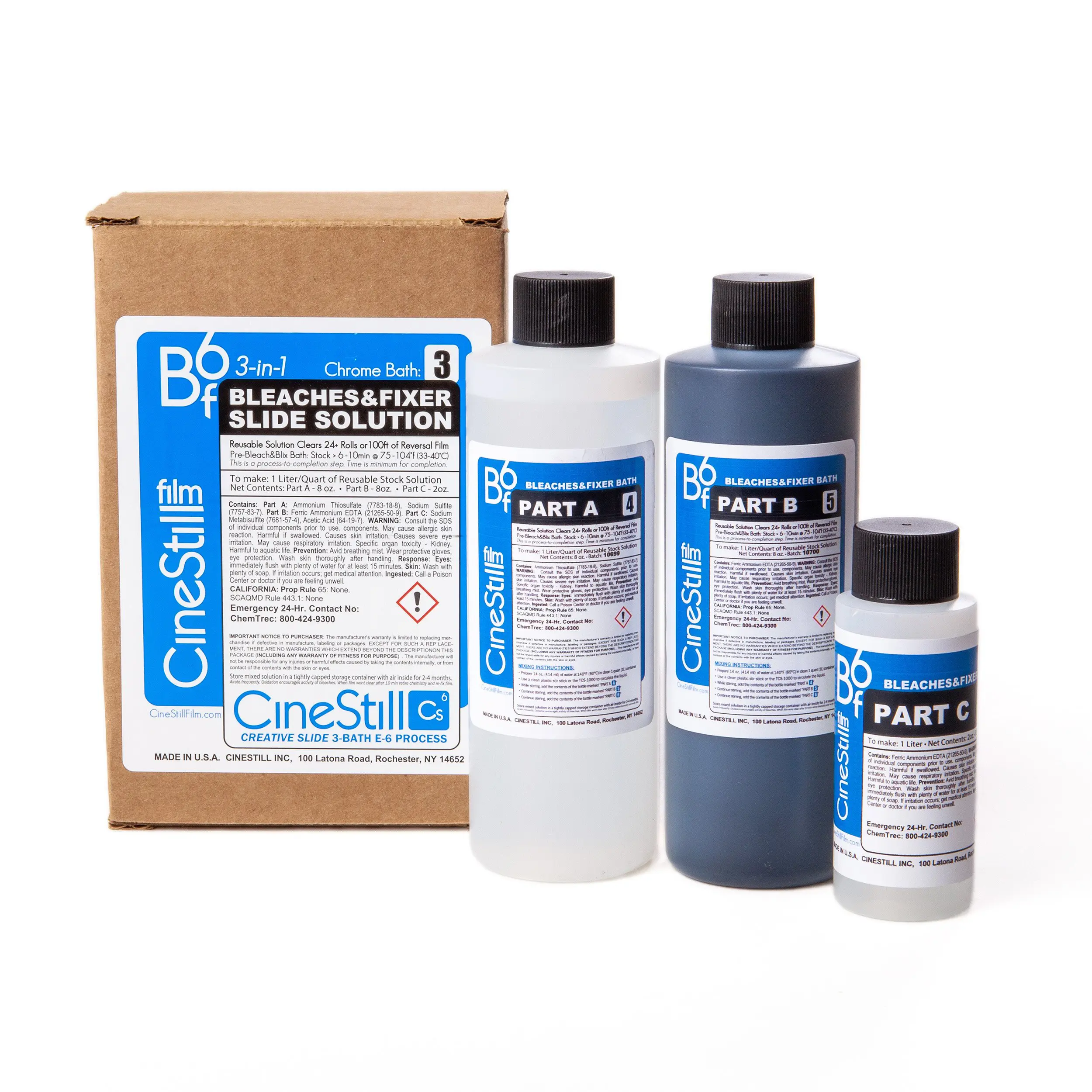 CineStill Film Bf6 Bleaches & Fixer 3-in-1 Slide Solution for 24+ Rolls