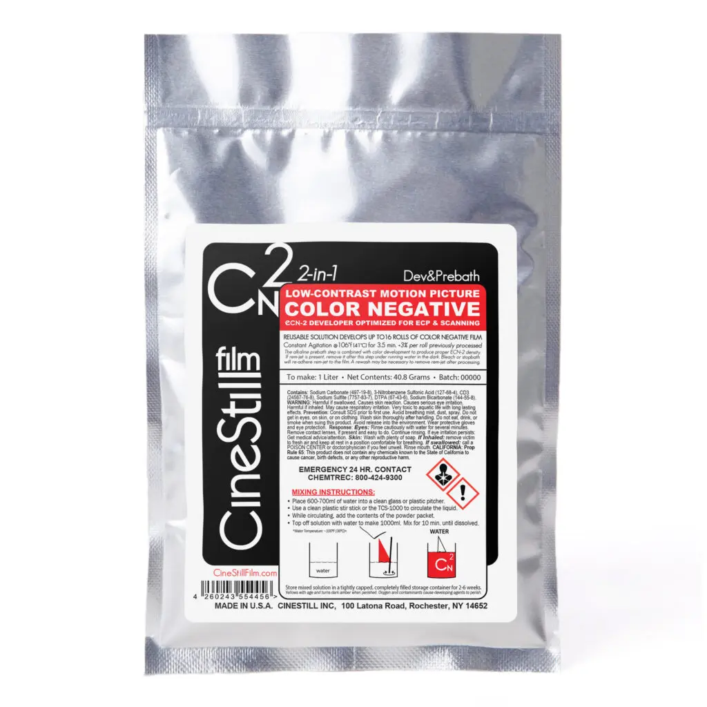 CineStill Film CN2 Color Negative ECN-2 Developer Powder