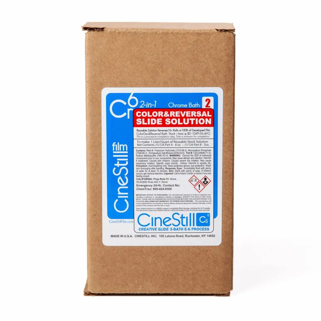 CineStill Film Cr6 Color & Reversal 2-in-1 Slide Solution for 16+ Rolls