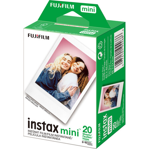 FUJIFILM INSTAX MINI Instant Film twin pack 20 exposures for INSTAX MINI cameras