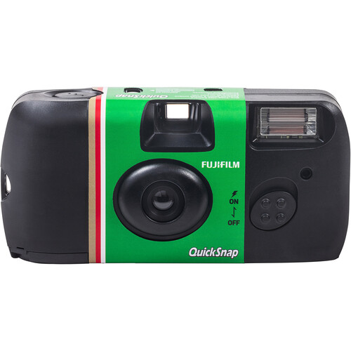 FUJIFILM QuickSnap Flash 400 One-Time-Use Disposable Camera (27 Exposures)
