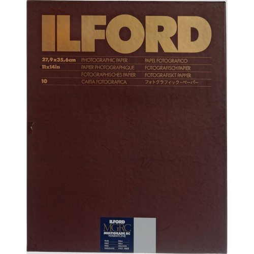 Ilford Multigrade Warmtone Resin Coated Paper (11 x 14", Pearl, 10 Sheets)