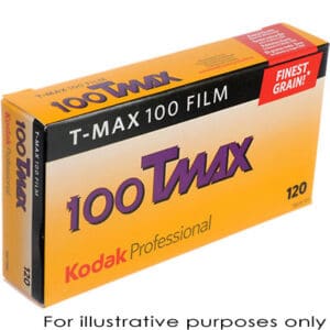 Kodak Professional T-Max 100 Black and White Negative Film (120 Roll Film, 1 Roll)