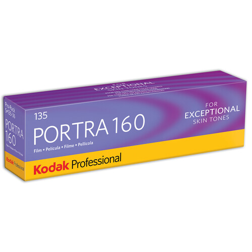 Kodak Portra 160 35mm film 5-pack color negative film