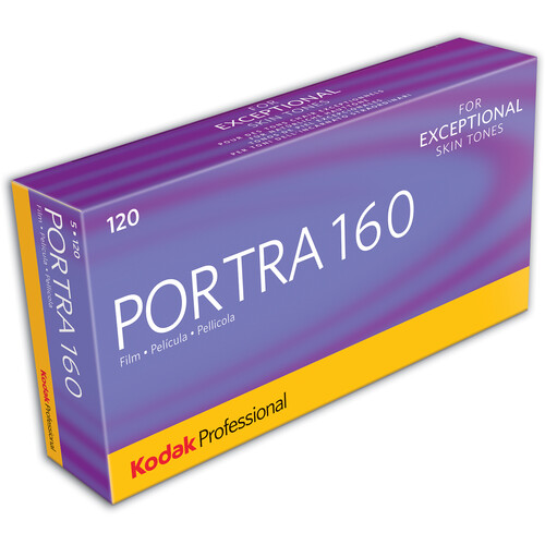 Kodak Portra 160 120 film 5-pack color negative film