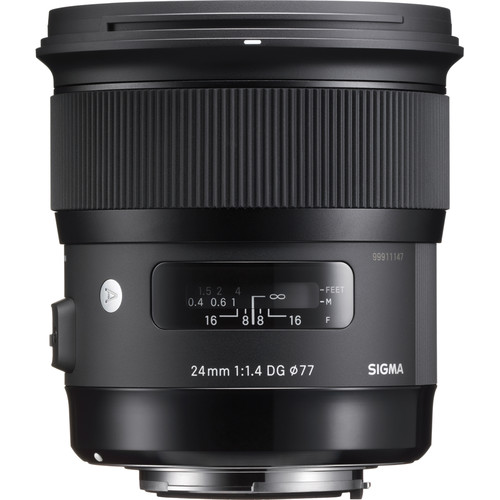 Sigma 24mm f/1.4 DG HSM Art Lens
