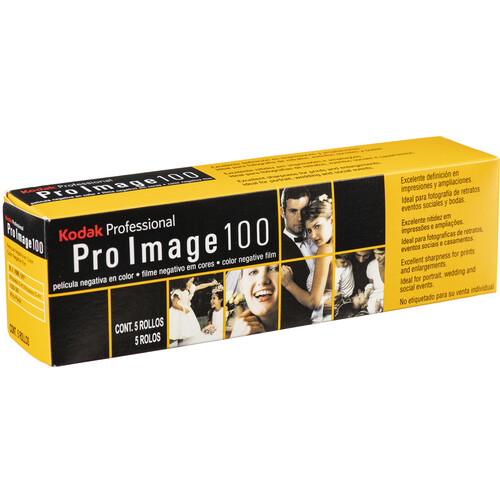 Kodak Pro Image 100 35mm film 5-pack color negative film