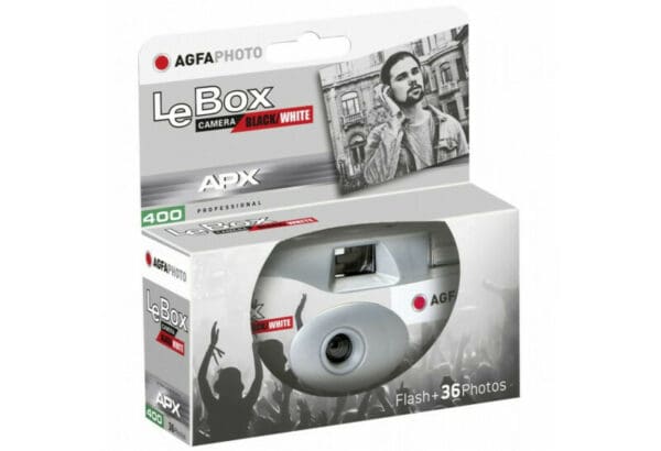 AGFAPHOTO LeBox 400 / 36 exp. "Black/White" Disposable Camera