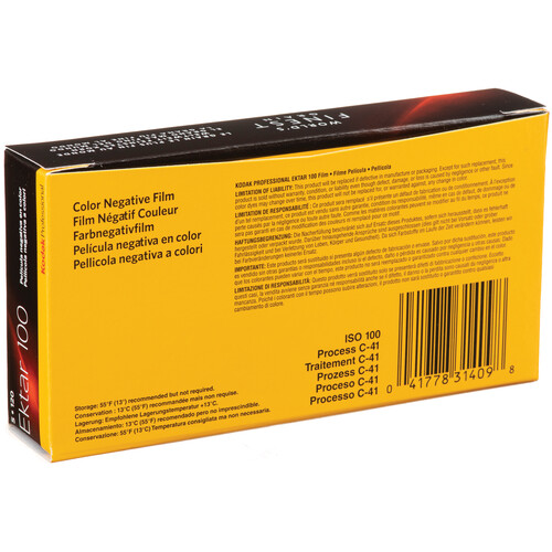Kodak Ektar 100 120 film roll medium format color negative