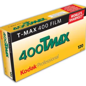 Kodak T-Max 400 120 film 5-pack black and white negative film