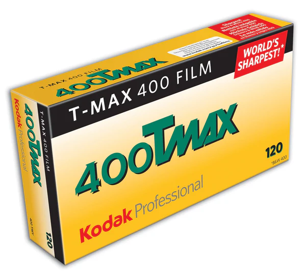 Kodak T-Max 400 120 film 5-pack black and white negative film
