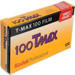 Kodak T-Max 100 120 film 5-pack black and white negative film