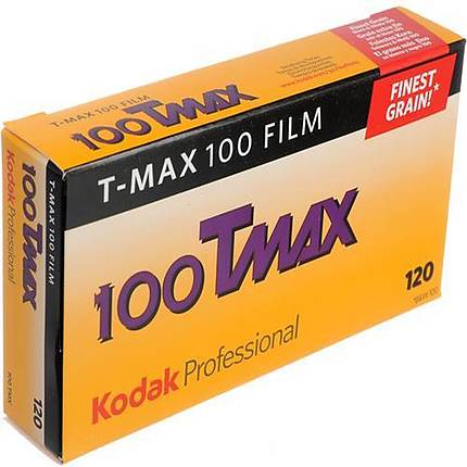 Kodak Professional T-Max 100 Black and White Negative Film (120 Roll Film, 5-Pack)
