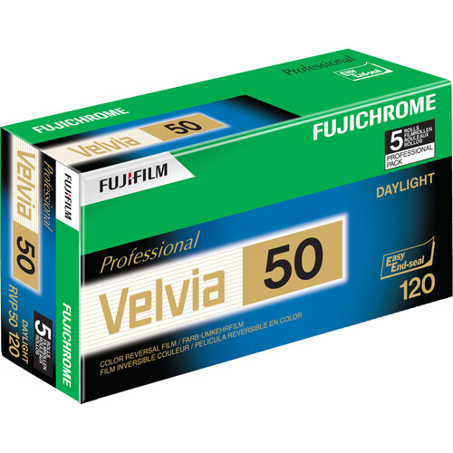 FUJIFILM Fujichrome Velvia 50 Professional RVP 50 Color Transparency Film