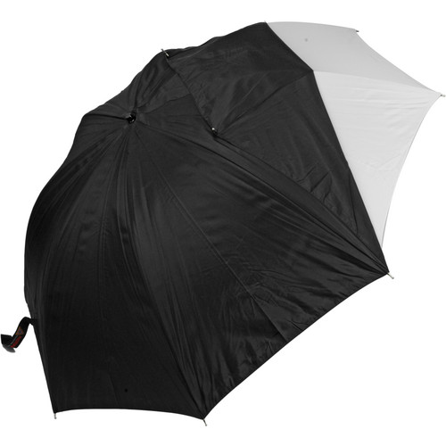 Photoflex 45″ Convertible Umbrella – White Satin with Removable Black Cover