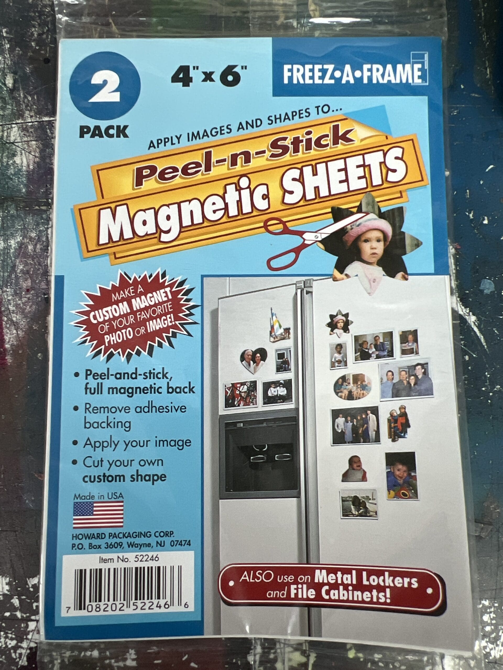 FREEZE-A-FRAME Magnetic Photo Pockets (4 x 6, 5-Pack)