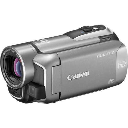 Canon HF R100 HD FLASH CAMCORDER (SILVER) Black Lab Imaging