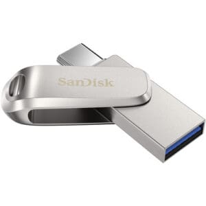 SanDisk 128GB Ultra Dual Drive Luxe USB 3.1 Flash Drive (USB Type-C / Type-A)