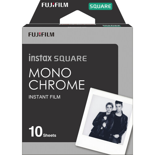 FUJIFILM INSTAX SQUARE Monochrome Instant Film (10 Exposures)