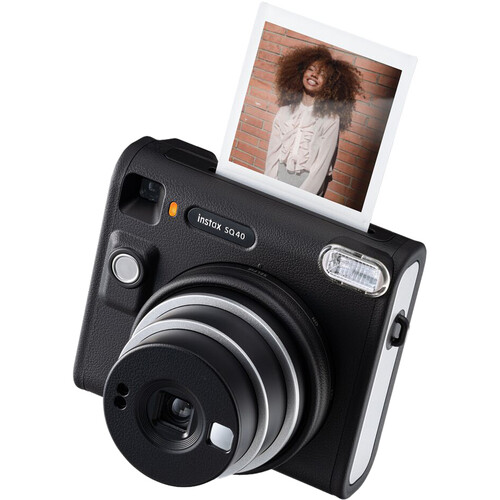 FUJIFILM INSTAX SQUARE SQ40 Instant Film Camera (Black)