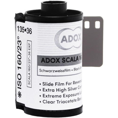 Adox SCALA 160 Black and White Slide Film (35mm Roll Film, 36 Exposures)
