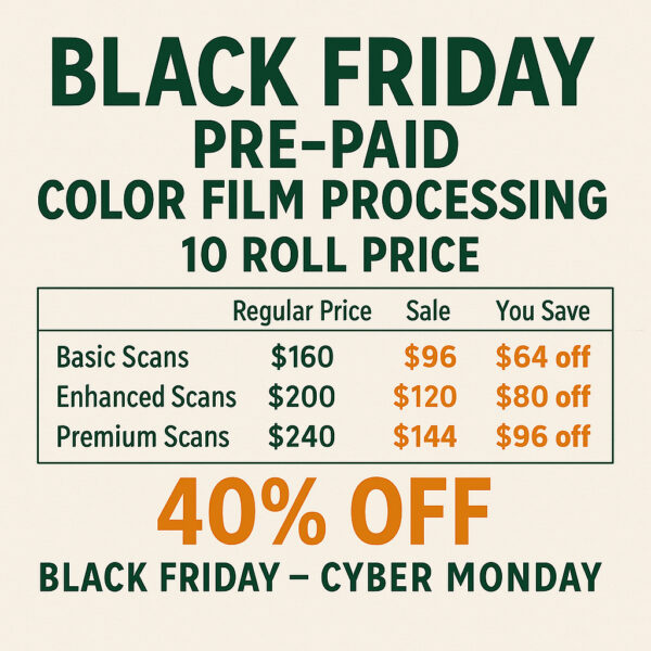 Black Friday film processing