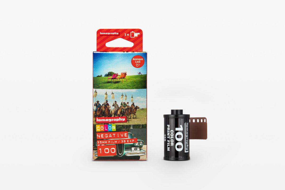 Lomography 100 Color Negative Film (35mm Roll Film, 36 Exposures, 3-Pack)