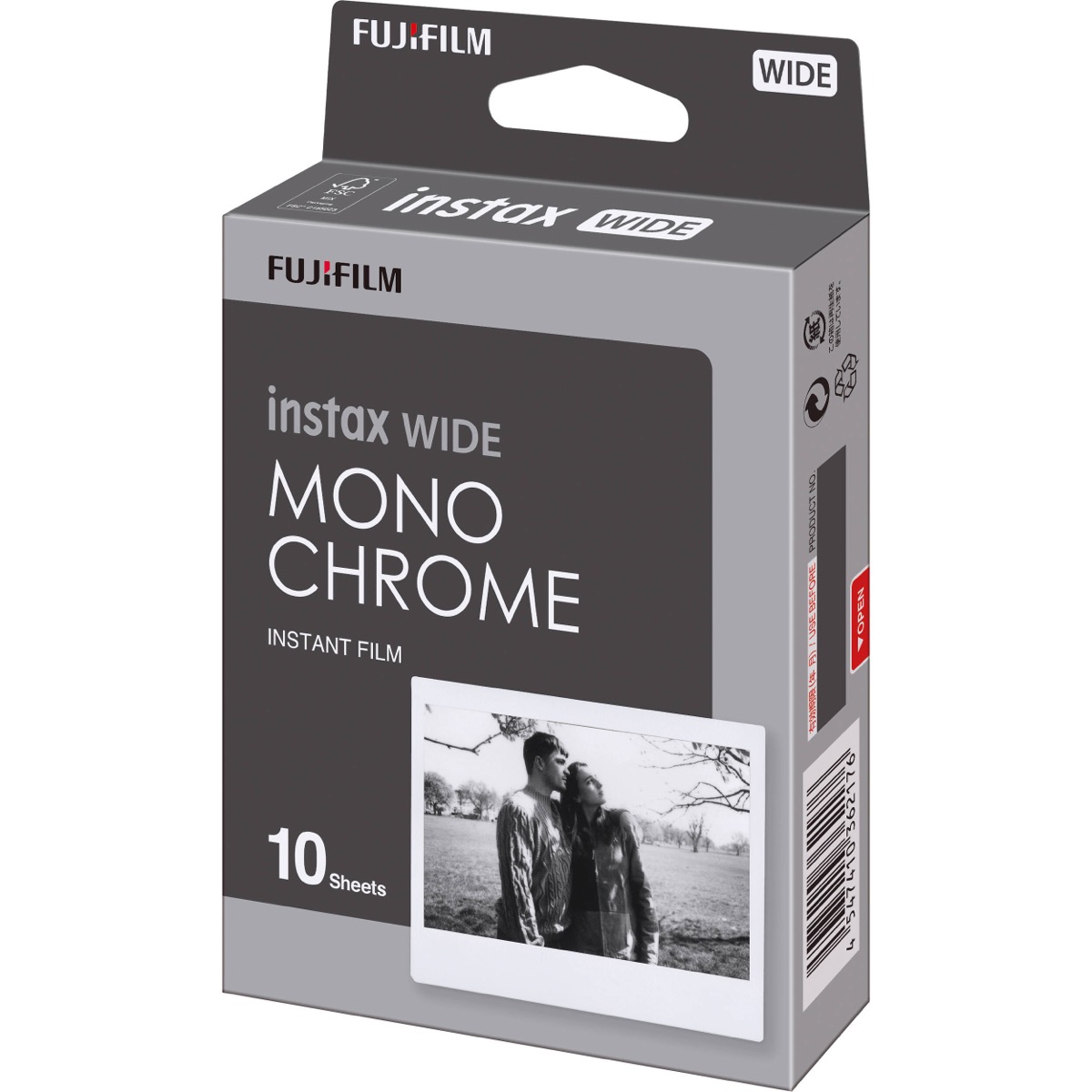 FUJIFILM instax Wide Monochrome Instant Film (10 Exposures)