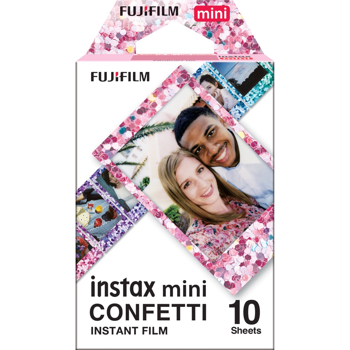FUJIFILM instax mini Instant Film (Confetti, 10 Exposures)