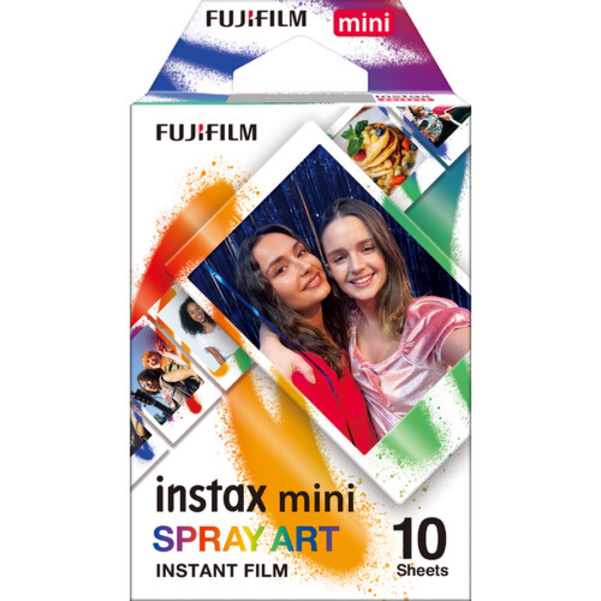 FUJIFILM instax mini Instant Film (Spray Art, 10 Exposures)