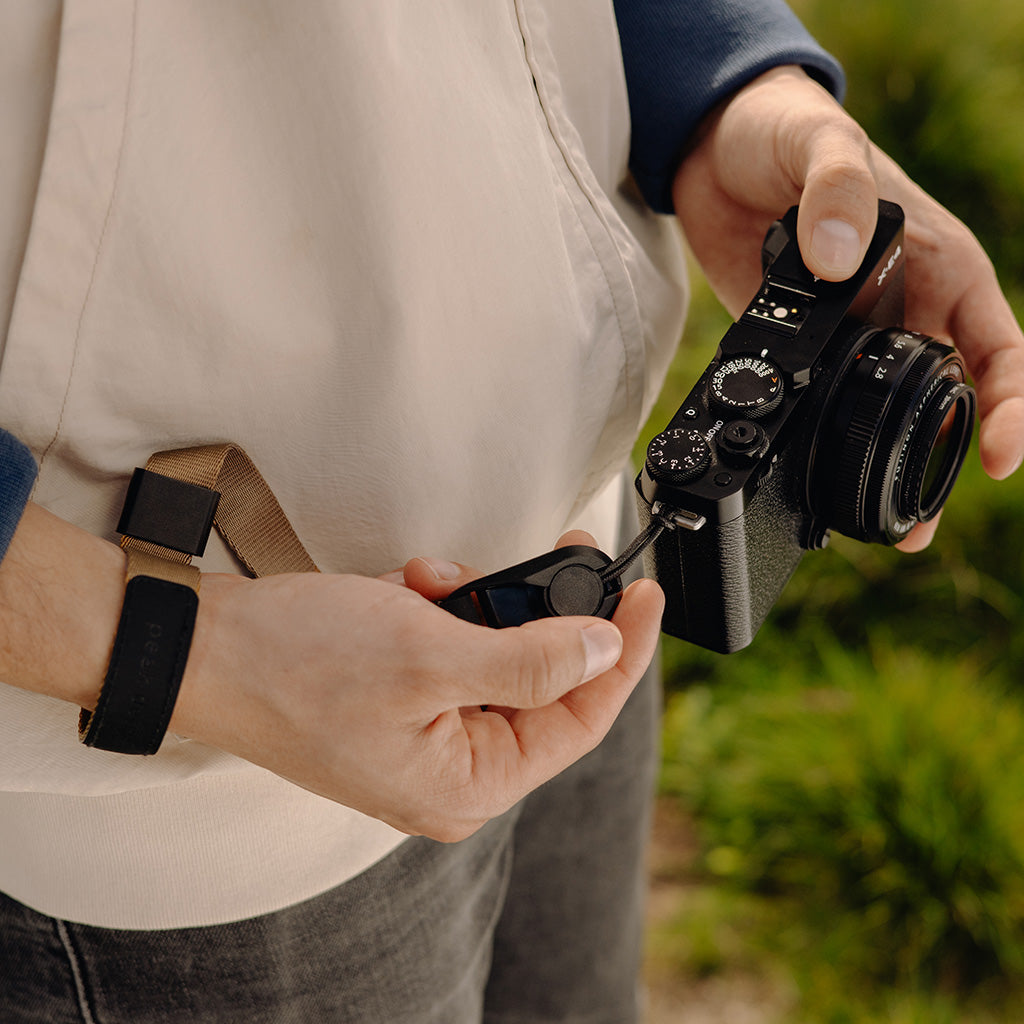 connects coyote cuff to the camera using anchor links system connects coyote cuff to the camera using anchor links system